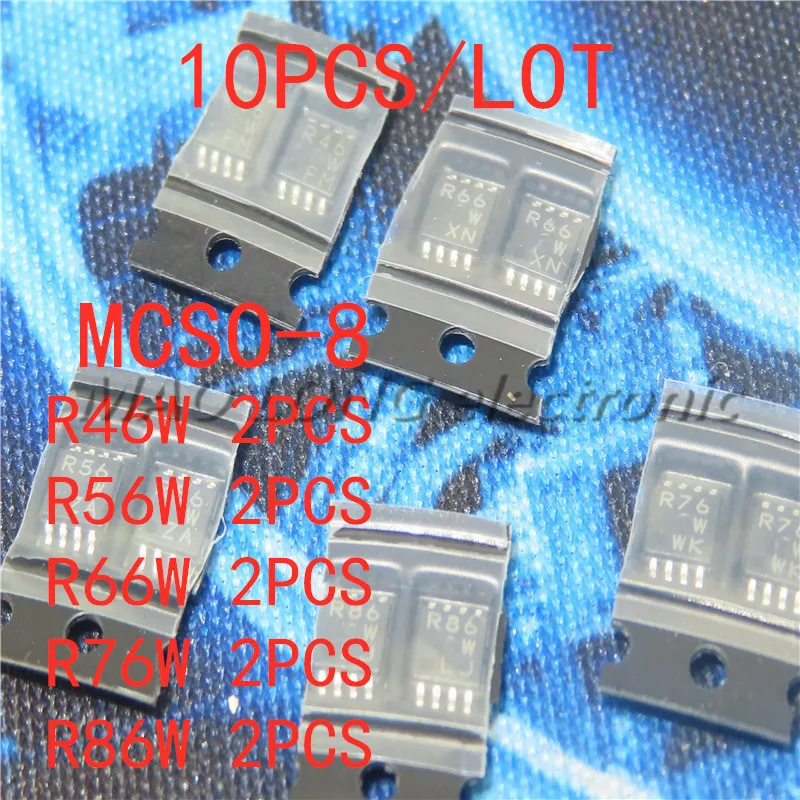 10PCS/LOT R46W R56W R66W R76W R86W R46 R56 R66 R76 R86 MOP-8 Car storage chip    {Each model 2pcs}