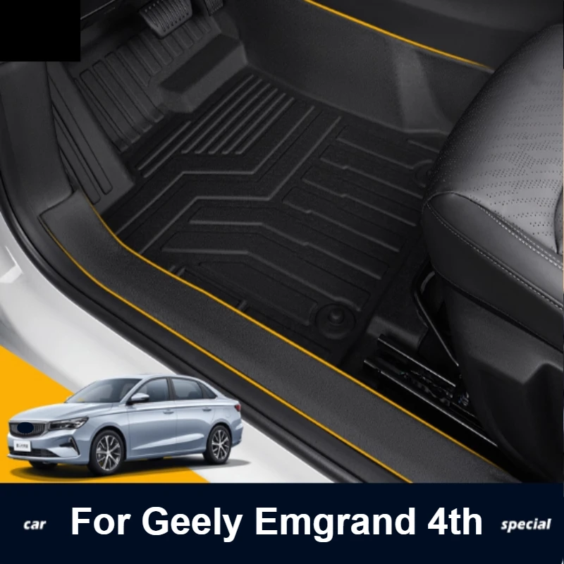 

For Geely Emgrand 4th 2022-2026 Car Full Surround Decorative TPE Waterproof Dirt Proof Car Floor Mat Protection