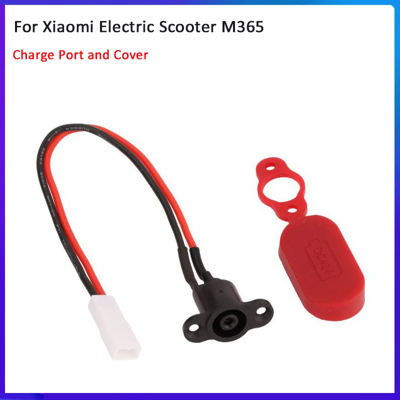 Electric Scooter Charging Cable Port Plastic Charging Hole Waterproof Cover Dust Plug Silicone For Xiaomi M365 Accessories