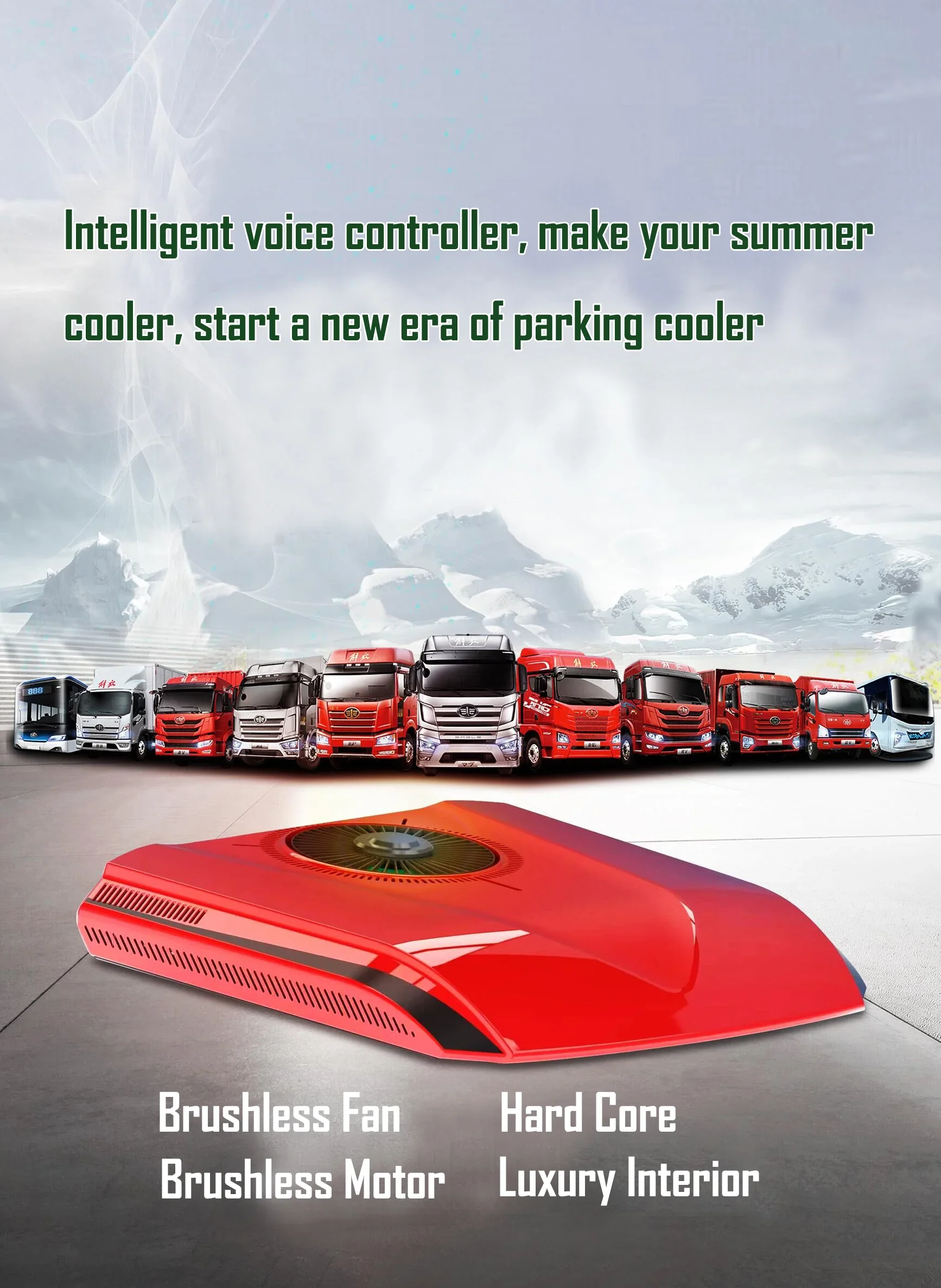 24v Roof Top Van Air Conditioner Split Parking Cooler Supplier Bowente New China Car Universal Auto Air Conditioning 24V DC /