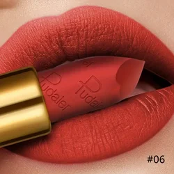 Pudaier Velvet Matte Lipstick - 10 colores vibrantes, hidratante e resistente al agua, regalo diario perfecto desnudo de larga duración