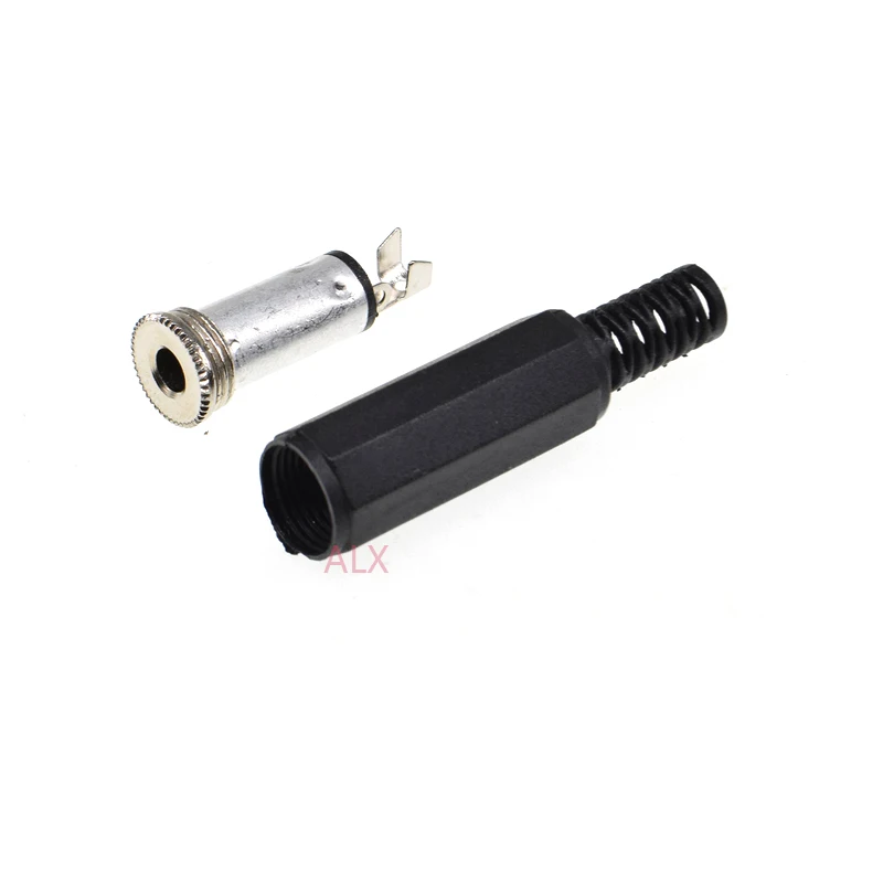5pcs 3.5mm Audio Dual Channel Female Jack Connector 3.5 Stereo Socket For Phone Headset Welding Type