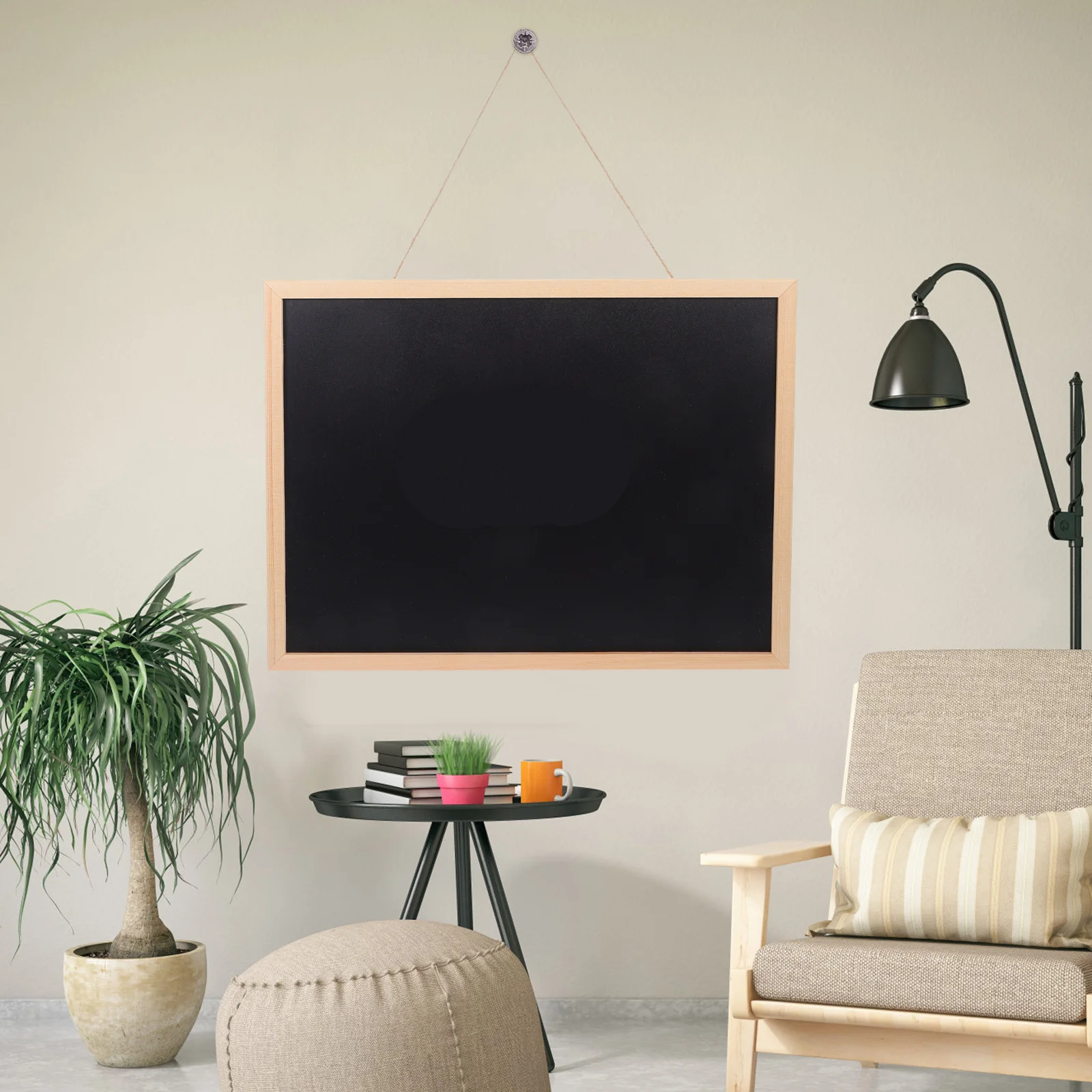 السبورة الخشبية 40x30 سنتيمتر صغيرة معلقة السبورة تسجيل لوحة عرض قابلة لإعادة الاستخدام لكتابة رسائل الحائط