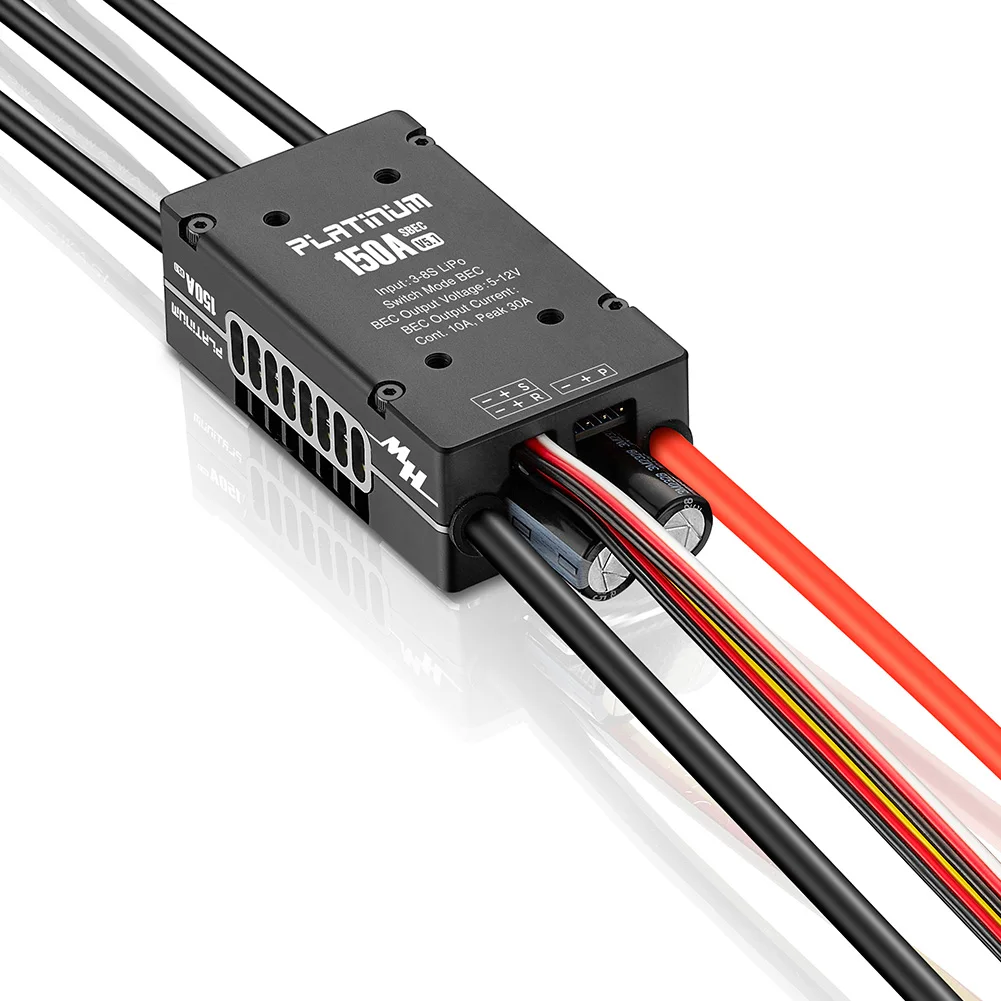 Hobbywing البلاتين HV 150A V5.13-8S للتحويل 5-8 فولت/10A BEC فرش ESC سرعة تحكم ل RC الإصلاح الجناح ثلاثية الأبعاد تحلق كوادكوبتر #5
