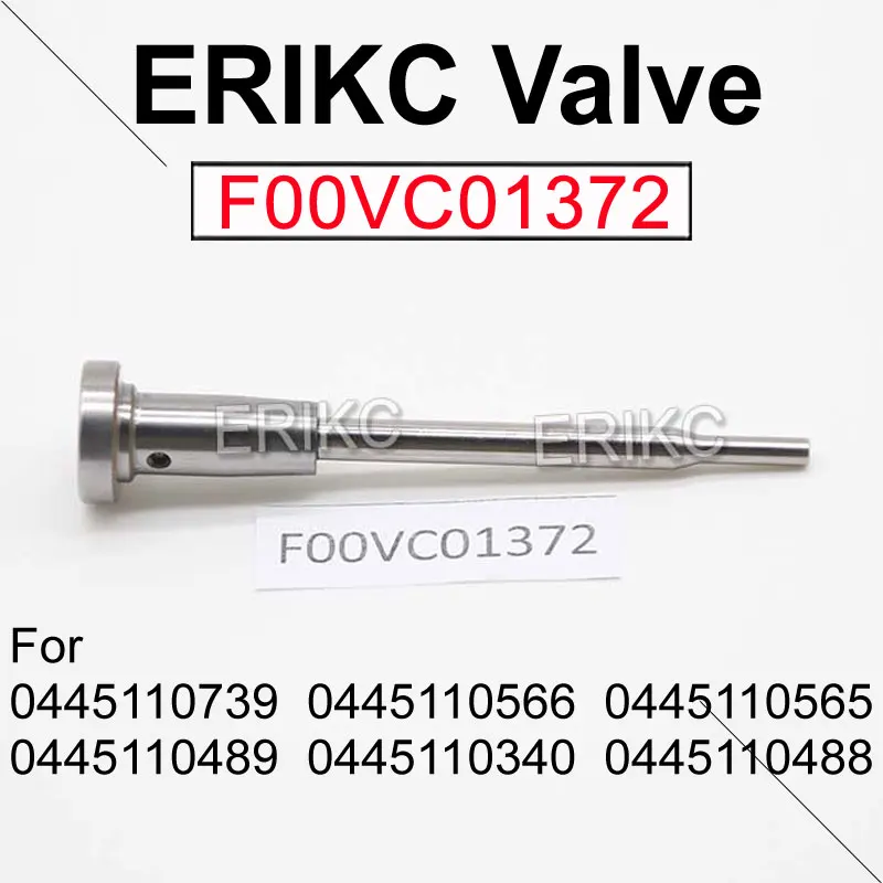 

ERIKC F00VC01372 0445110489 Diesel Engine Injector Repair Valve Kit F00V C01 372 for Bosch Peugeot-Ford 0445 110 739 0445110488