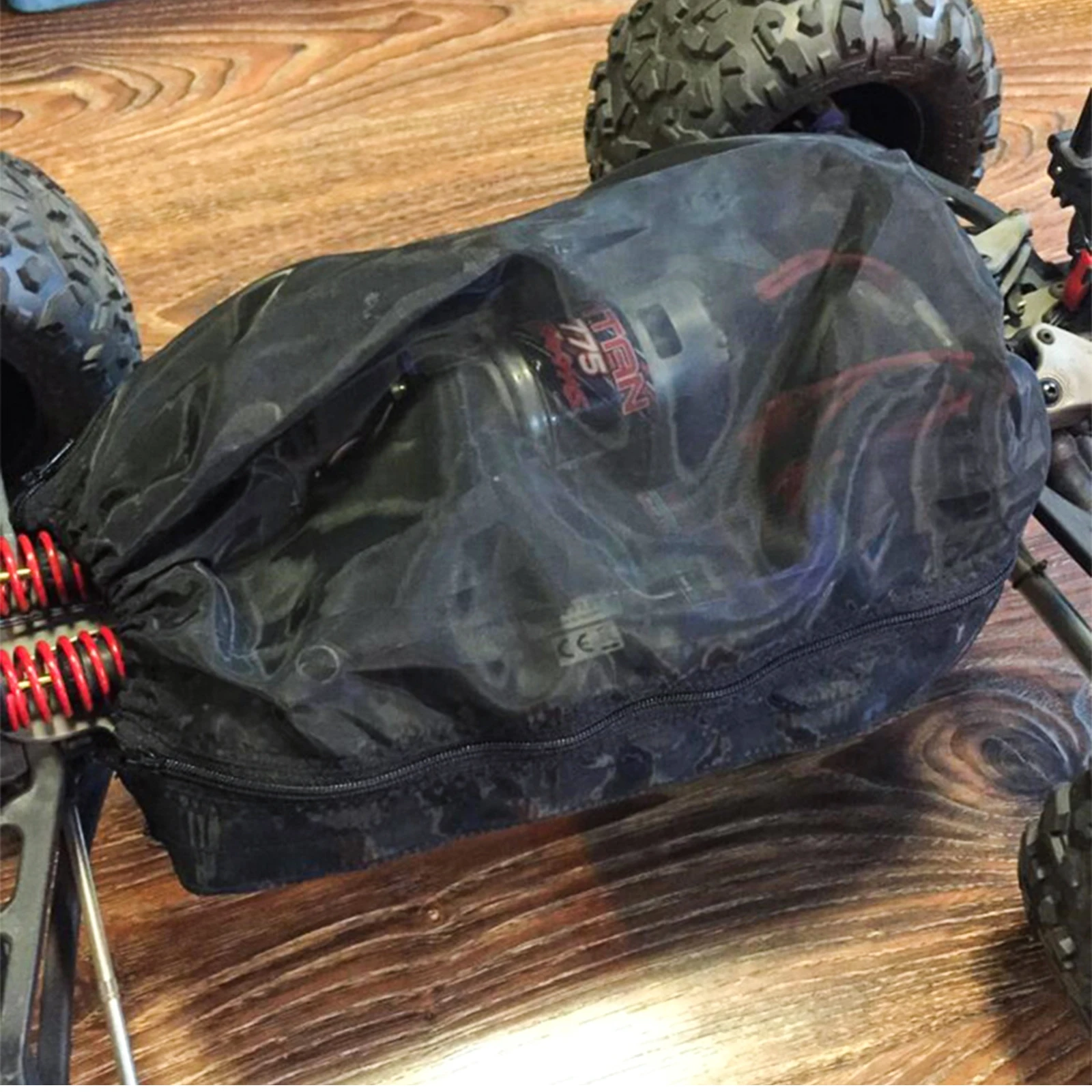 Breathable กันน้ําป้องกันฝุ่น Double Zipper ช่องเปิดสําหรับ 1/10 E-REVO SUMMIT Rustler ARRMA Big Rock Senton แชสซี