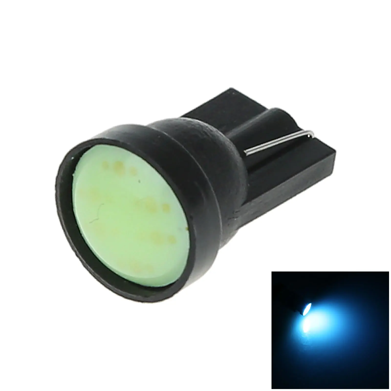 1x Ice Blue Car T10 W5W Tail Bulb Clearance Lamp 1 Emitters COB SMD LED 280 285 447 A068