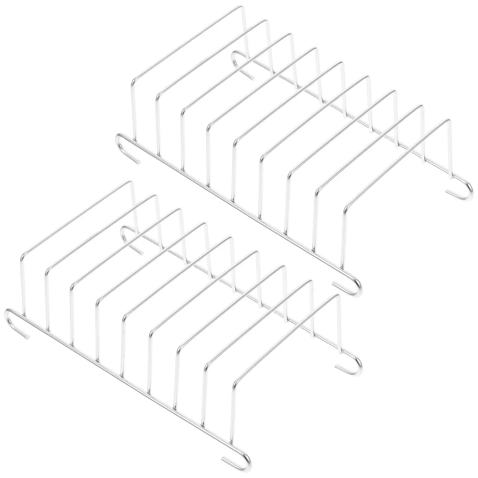 

2 Pcs Bread Rack Accessories Stainless Steel Air Fryer Oven Tools Toast Stand Baking Rack Kitchen Gadgets Home Supplies