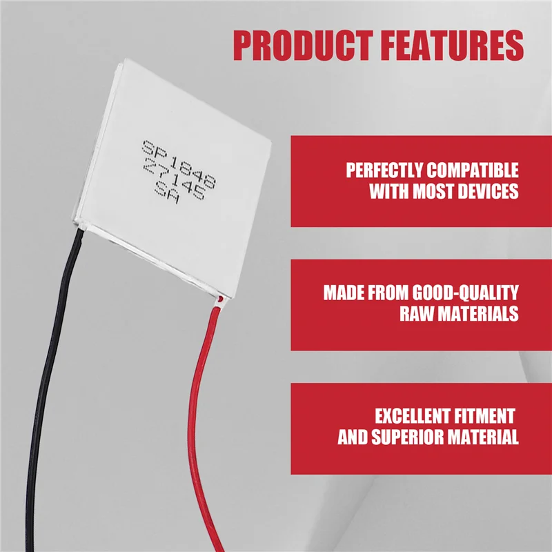 T82C Hot Sale-40X40mm New Useful Simple Module Thermoelectric Generator Semiconductor High Temperature Power