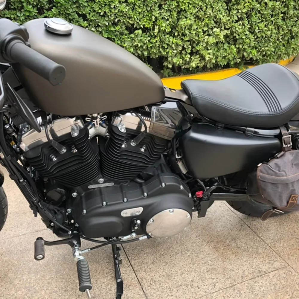 Motorcycle Reflective Saddle Shields Air Heat Deflector For Harley Sportster 883 1200 Forty Eight XL1200 2004-2024