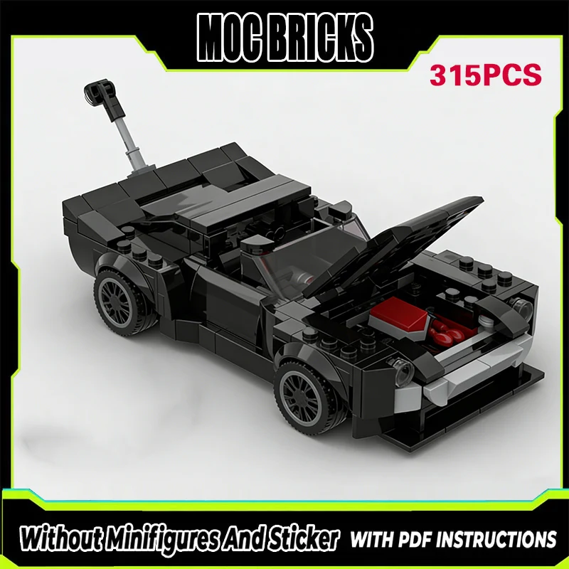 

Speed Racing Car Model MOC Building Bricks 240Z Double-Door Coupe Modular Technology Gifts Holiday Assemble Children Toys Suit