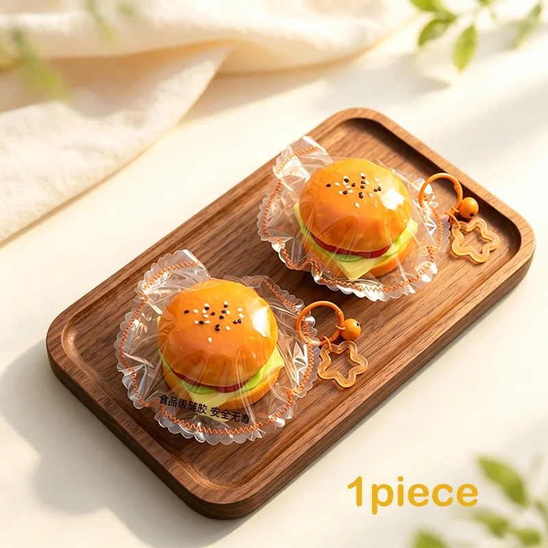 Squishy Simulated Big Burger Food Soft Pinch To Relieve Tension Decompression And Slow Rebound Daily Kitchen Decoration Toys