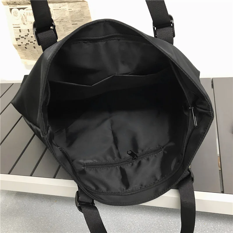 Tote Bag Nylon Waterproof fashion Korean Hip hop street bag Shoulder Bag Large Capacity Sling Bag Crossbody Bag for women