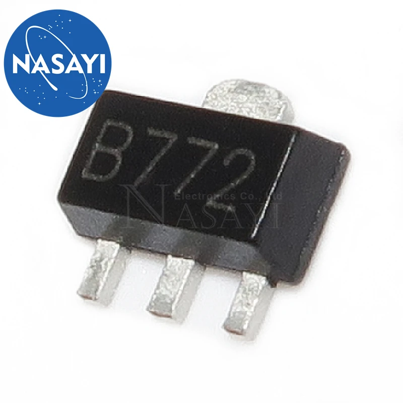 20pcs/lot B772 SOT89 2SB772 SOT-89 3A/30V 772 SOT SMD transistor In Stock