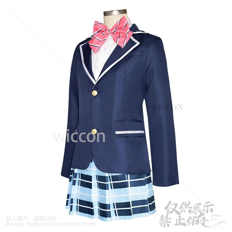 Kusanagi Nene Cosplay Project Sekai Kleurrijke Toneelkostuum Jk Schooluniform Jurk Lolita Pruiken Voor Meisjes Halloween Aangepast