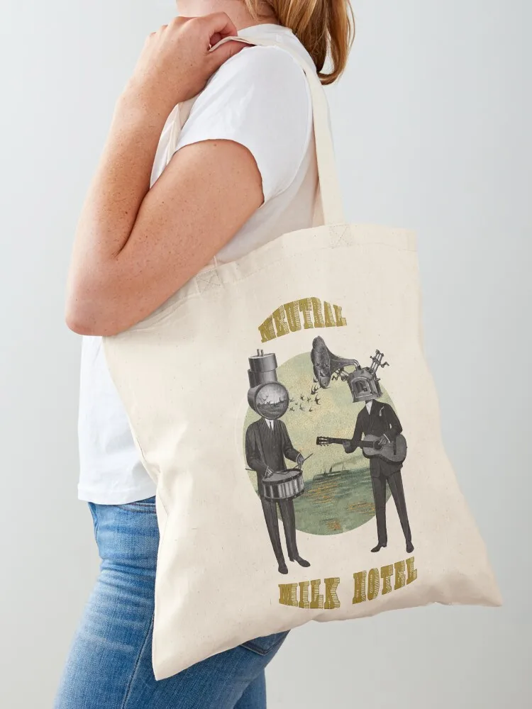 

Neutral-Milk-Hotel-Classic-T-Shirt Tote Bag reusable shopping bags tote bag women hand bag ladies women