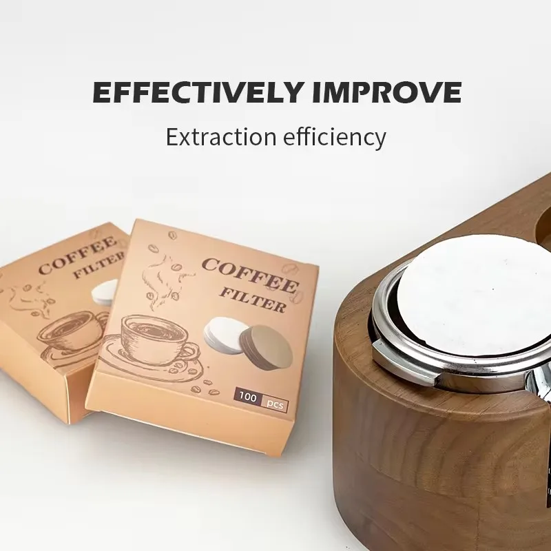 Coffee Filter Paper Disposable Secondary Water Basket Special For 51mm 54mm 58mm Portafilter Espresso Home Accessories Barista