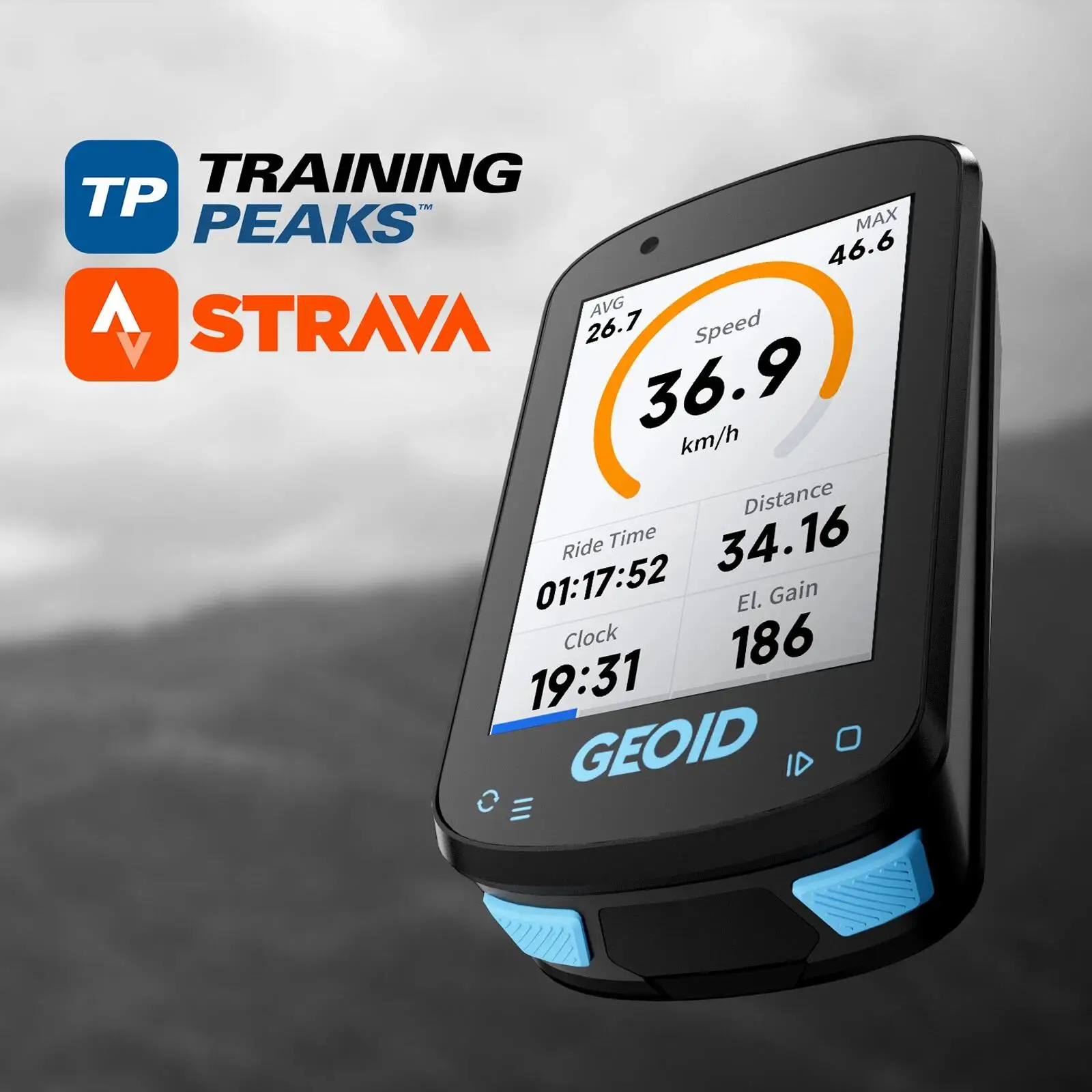 

GEOID CC600 Color Screen Bike Computer Smart Navigation GPS Wireless Bicycle Speedometer WIFI ANT+ 11 Languages Cycling Odometer