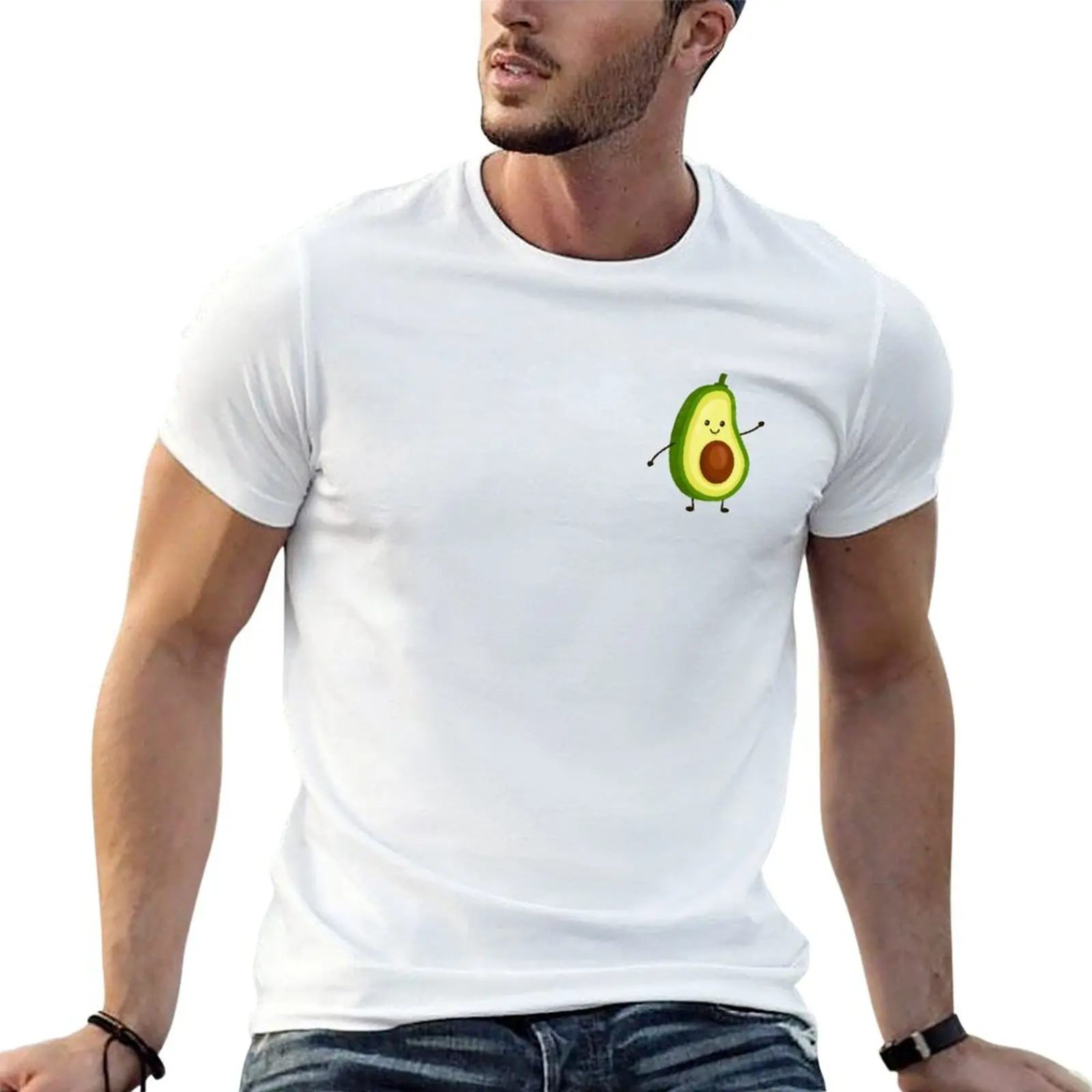

Avocado T-Shirt graphic t shirts for man funny t shirts cotton essential t shirt T-Shirt
