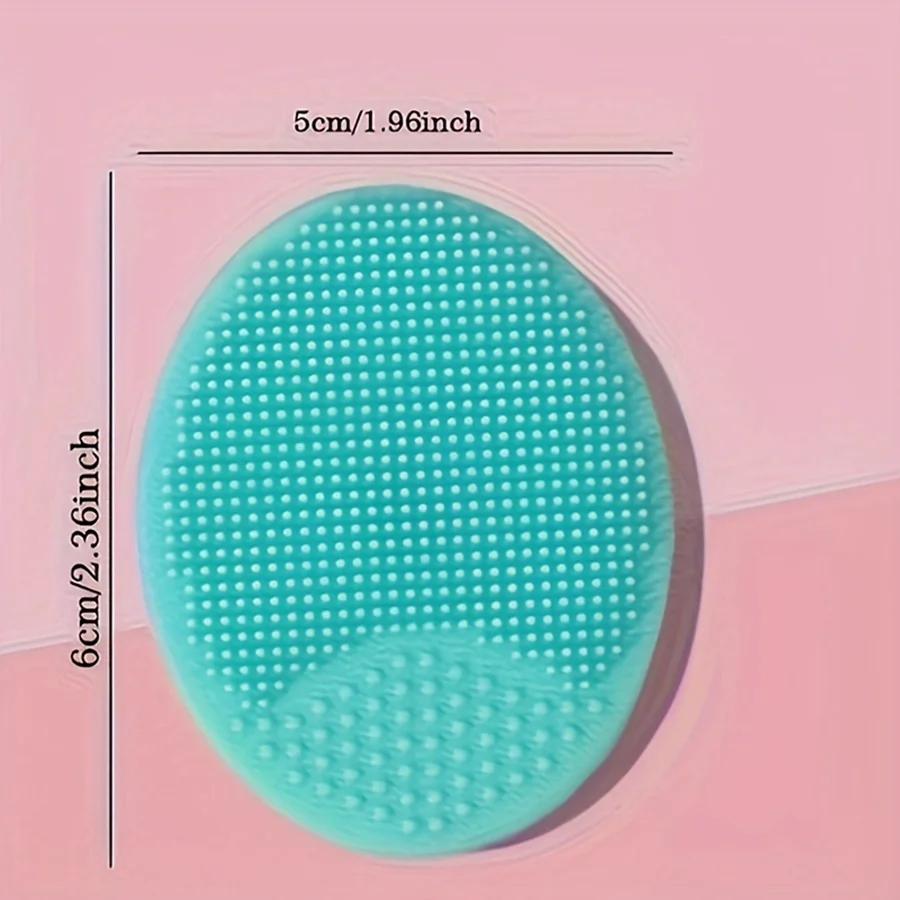 1PCS Silicone Baby Bath Brush Washing Hair Brush Silicone Baby Shampoo Brush For Bathing