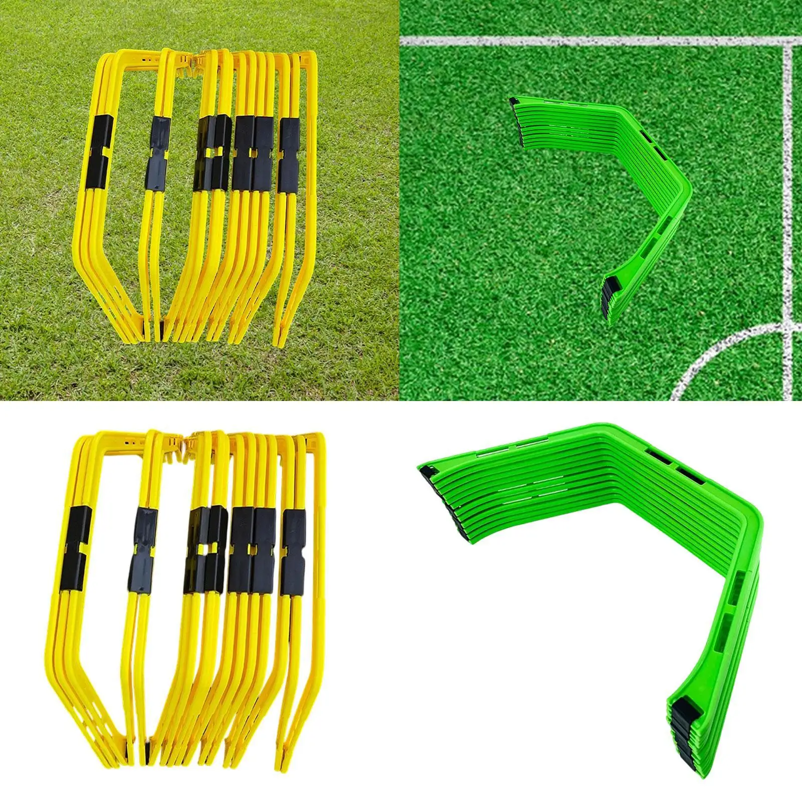 Soccer Agility Ladder Fitness Equipment, Speed Training Hurdles, Multifunction, Jumping Obstacles for Basketball Sports