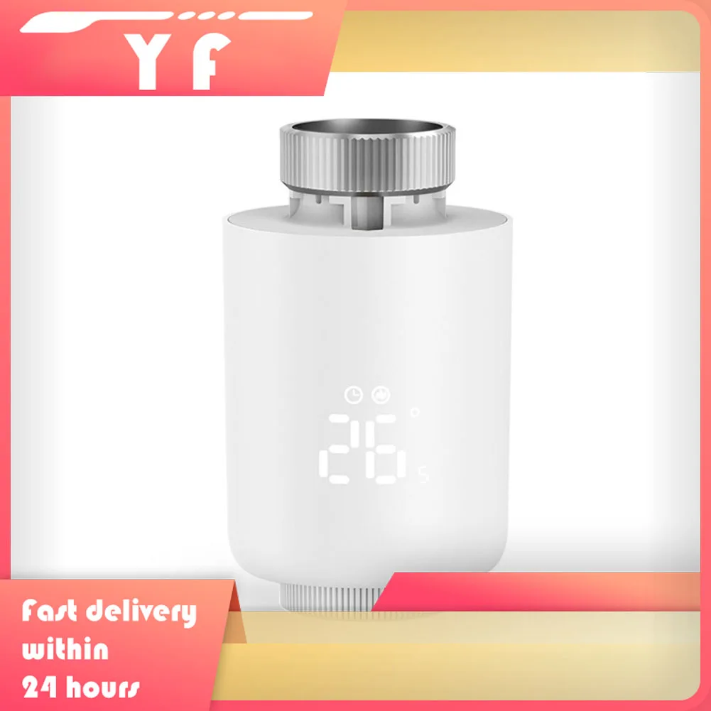 

Умный термостат для ZigBee, клапан радиатора TRV, программируемый контроллер радиатора, термостатический клапан радиатора, температура головки