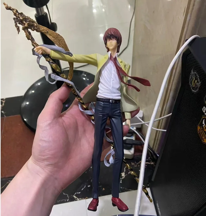 

26cm Death Note Anime Yagami Light Action Figure Statue Figurines Pvc Collection sculpture Model Toys Christmas Gifts ornament