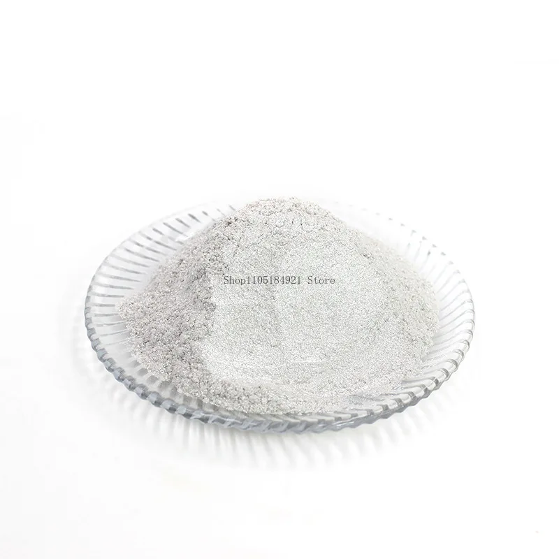 Silver Pearl Gloss Powder Very Fine Mica Powder Artistic Paint Injection Molding Spraying Coating Printing Ink Shimmering Luster view 5