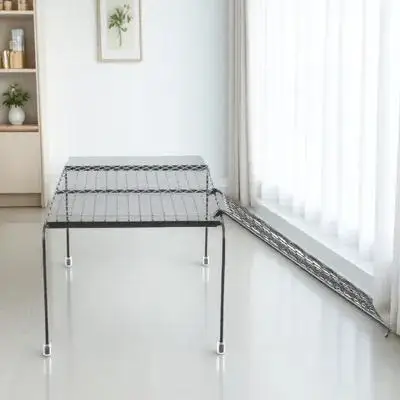 

Pet Feeding Platform Chicken Coop Rack Hollow Metal Durable Safe Practical Long Use Exercises Balance Coordination Skills