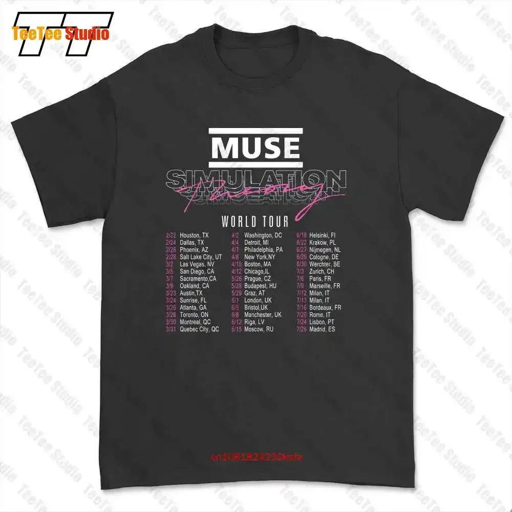 Muse Simulation Theory World Tour Concert 2019 T-shirt Tee HQNP