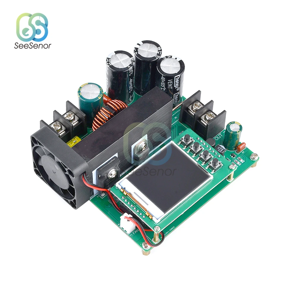 900W 15A DC 9-60V to DC 10-120V DC-DC Step Up Power Module LED/LCD Boost Converter Transformer Board CC CV Voltage Regulator