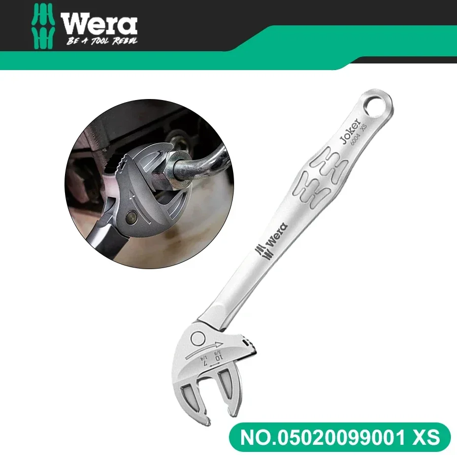 

GenuineWERA 05020099001 6004 Joker Self-Adjustable Ratchet Open-End Wrench with Flexible Size Adjustment for Repair Tool