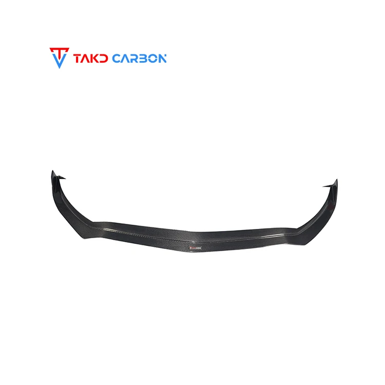 Carbon Brand Real Car Data Development universal rear spoilers Dry Carbon Fiber Front Bumper Lip Diffuser For BENZ CLA35