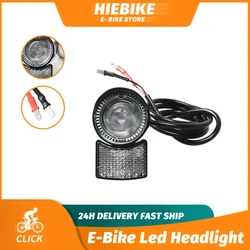 Electric Bike 6V LED Front Light Flashlight For Bafang eBike BBS BBS01B BBS02B BBSHD Mid Motor Conversion Kit