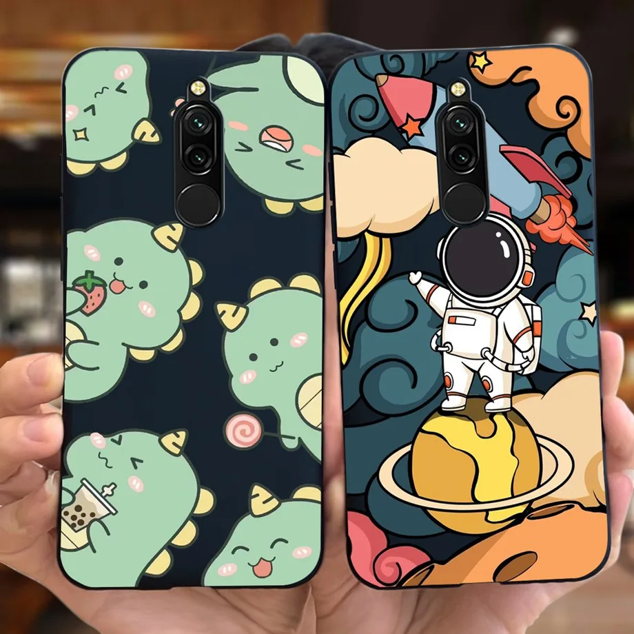 Case For Redmi 8 Case Redmi8 6.22 inch Silicone Soft Cover For Xiaomi Redmi 8 Case TPU Bumper  Coque