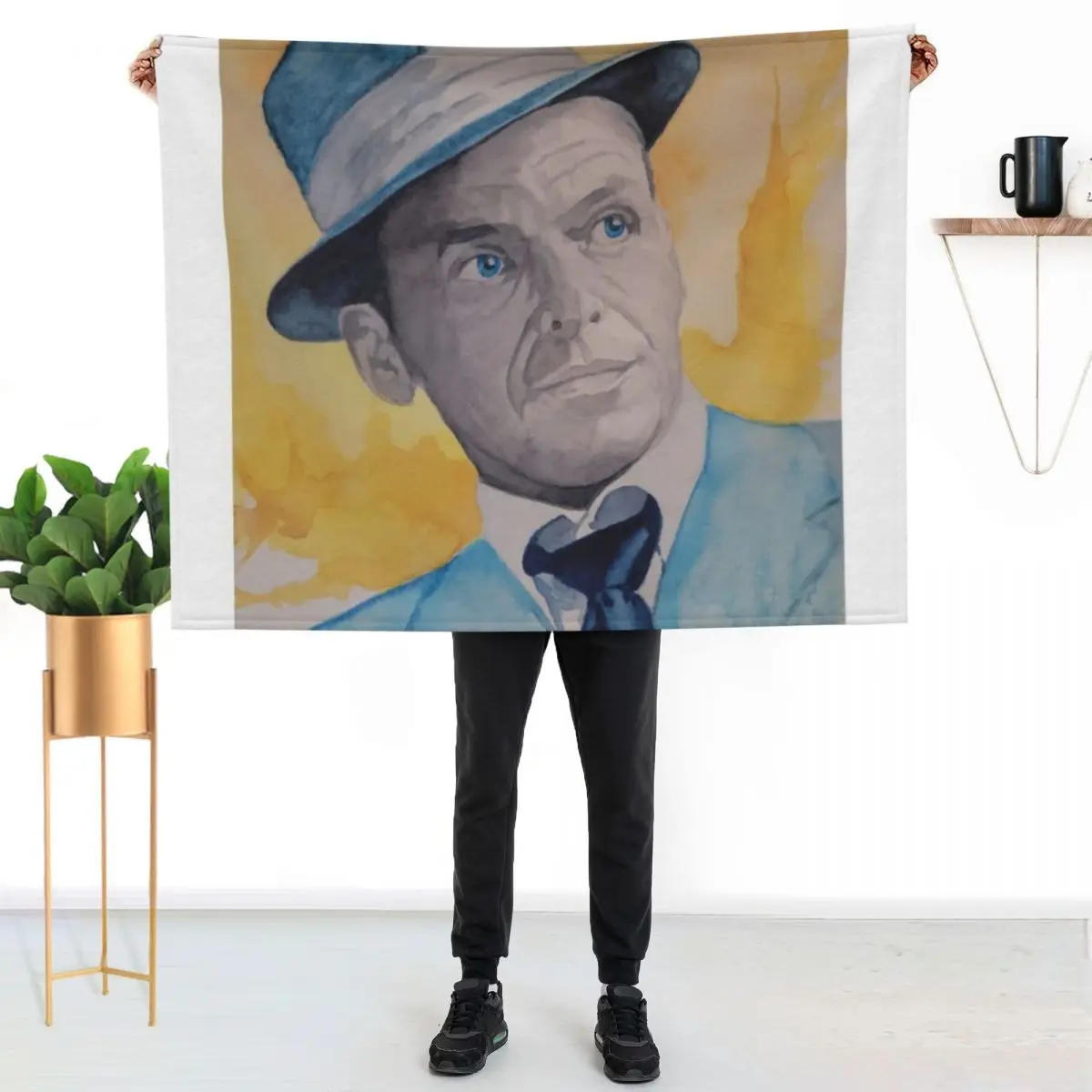 Sinatra Throw Blanket Fluffy Cozy Throw Blanket for Home Decor