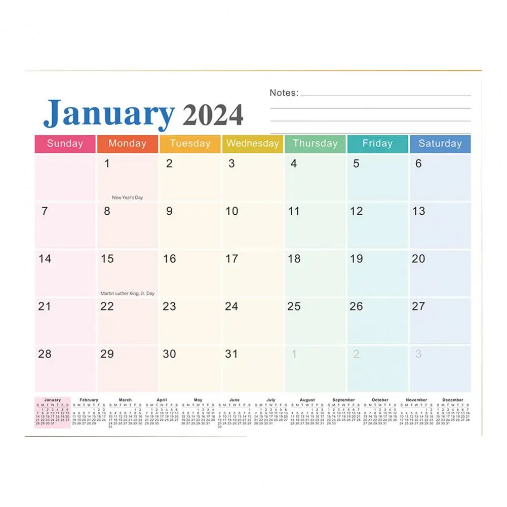 Refrigerator Memo Board Calendar Planner for Refrigerator 18-month Magnetic Fridge Calendar 2024 to June 2025 for Appointments