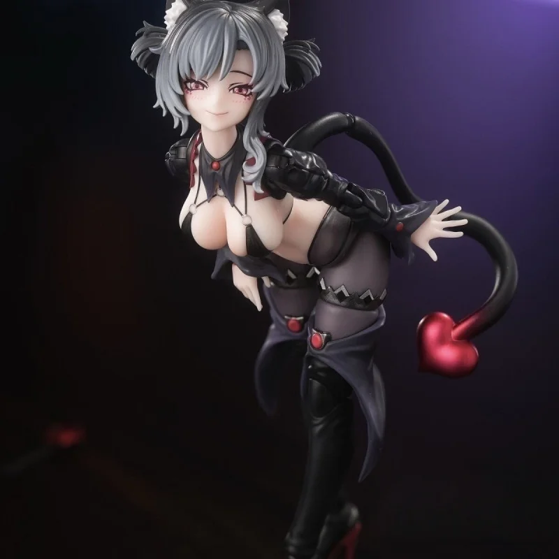 

In Stock Trainee Witch Hoshigawa Cat Dimensional Representation Anime Black Red Hair Charm Collectible Gift Series Ornaments