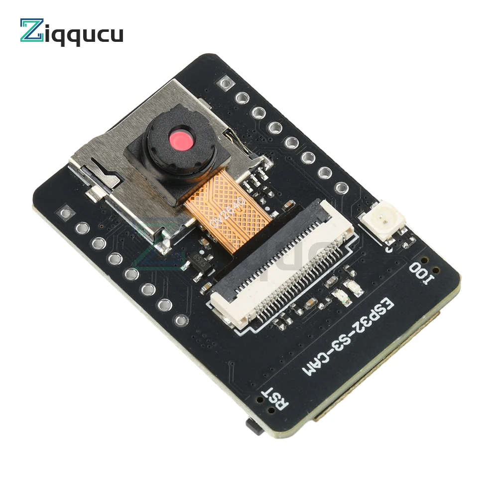 ESP32-S3-CAM WIFI BT Development Board Camera Module Paired With Ov2640 Camera N16R8 Version Type C Interface