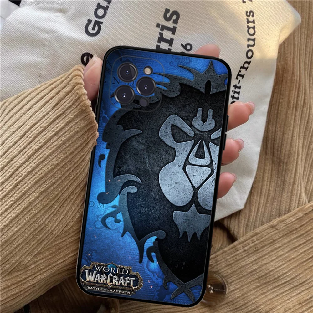 Warcrafts Of World W-WOW Game Phone Case For IPhone 16 15 14 11 12 13 Mini Pro XS Max Cover 6 7 8 Plus X Funda Shell