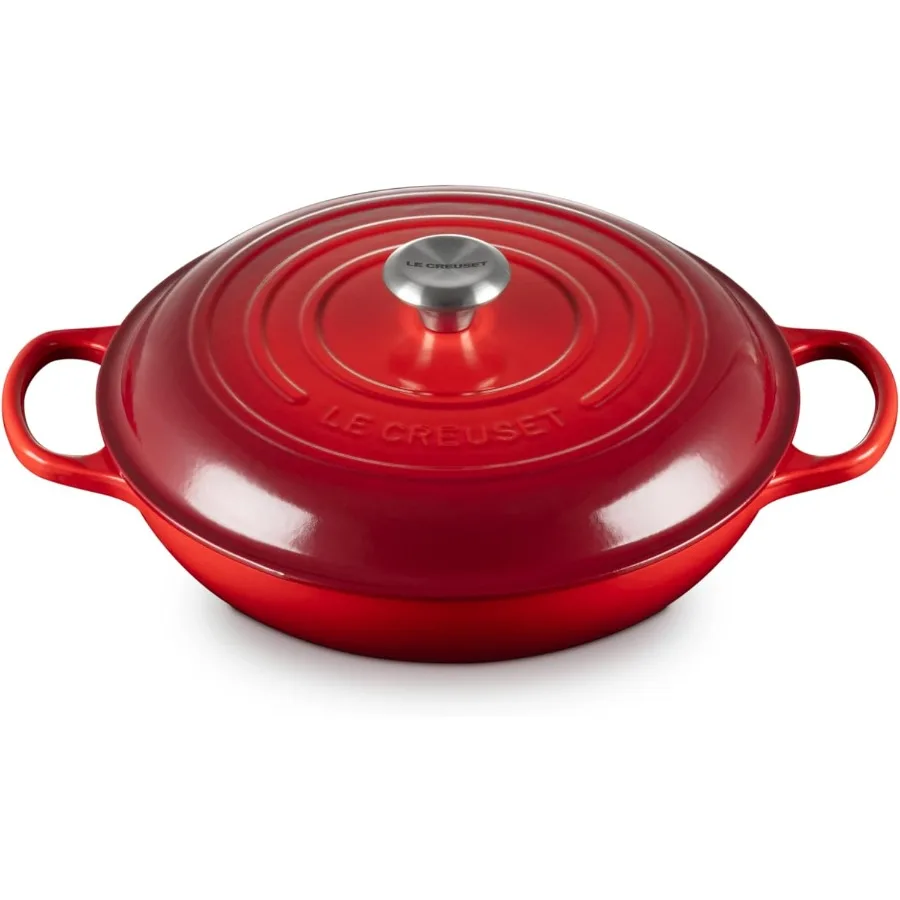 

Enameled Cast Iron Signature Braiser, 3.5 qt., Cerise