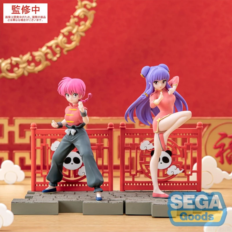 

Ranma Saotome Tendō Akane Shampoo 100% Original genuine PVC Action Anime Figure Model Toys Figure Collection Doll Gift