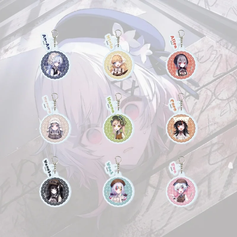 Anime Magical Girl Witch Trials Acrylic Keychain Ema Sakuraba Hiro Nikaidou Cartoons Present Firend Festivals Gifts