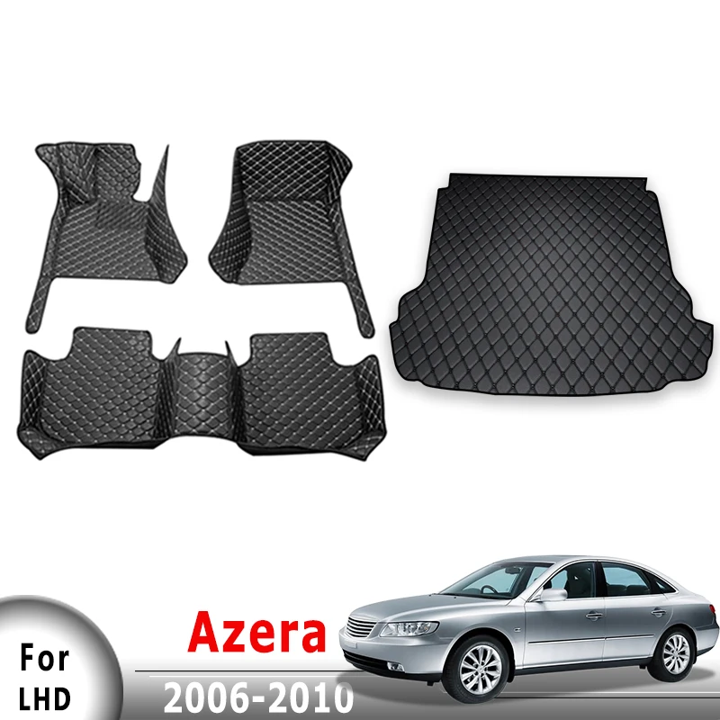 

Автомобильные коврики, коврики в багажник для Hyundai Azera 2006, 2007, 2008, 2009, 2010, аксессуары для салона автомобиля, подушечки для ног, водонепроницаемые педали