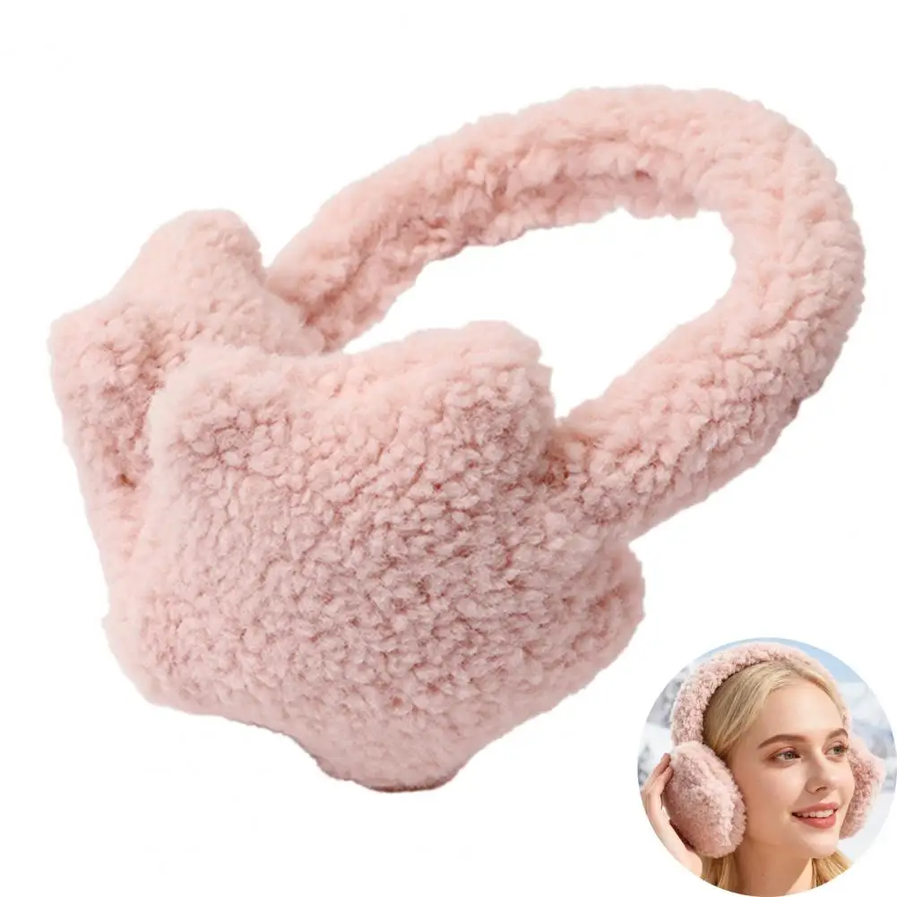 Star-Shaped Soft Plush Ear Warmer Winter Warm Earmuffs for Women Men Fashion Earflap Outdoor Cold Protection Ear-Muffs Ear Cover