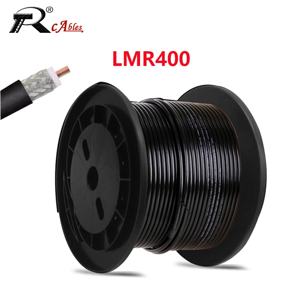 

LMR400 RF Coaxial Cable 50Ohm 50-7 Low Loss Pigtail Wire Antenna Cable Pigtail Jumper Cable for Microwave Radio Project 5M 10M