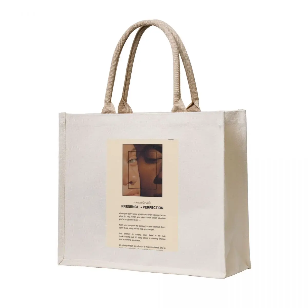 

Minimalist aesthetic design Tote Bag cloth bag woman sac pour femme tote bag university