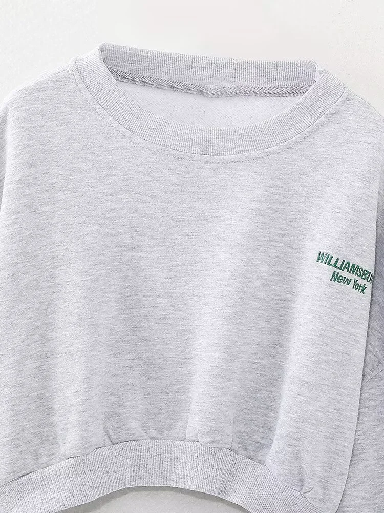 2025年冬新作 レディース カジュアルスタイル シンプル ゆったり 細見え 半袖長袖スウェットシャツ + ドローストリングパンツ