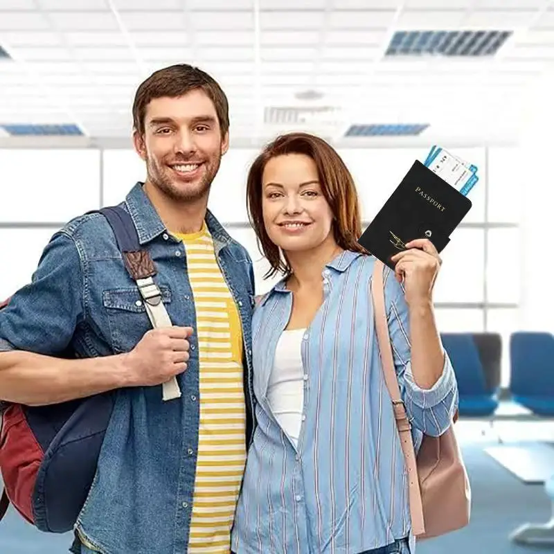 

PU Leather Passport Holder For Travel Essentials Passport Wallet Cover Case For Travel Accessories Passport Book Holders