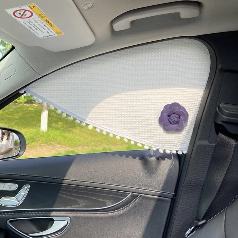 Car Side Window Blinds Cartoon Car Side Window Drapes For Sun Protection Passenger Protection Side Window Sunshades For Hot